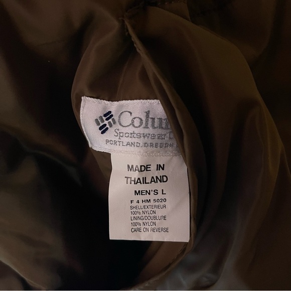 Columbia Camo Hunting Coat Reversible puffer men Large puffer - Picture 10 of 10